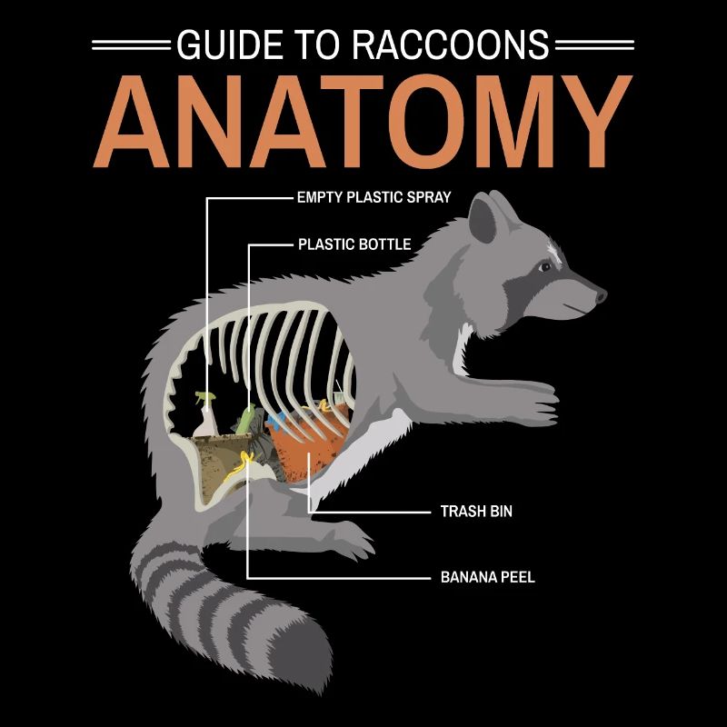 Anleitung Anatomie Waschbär