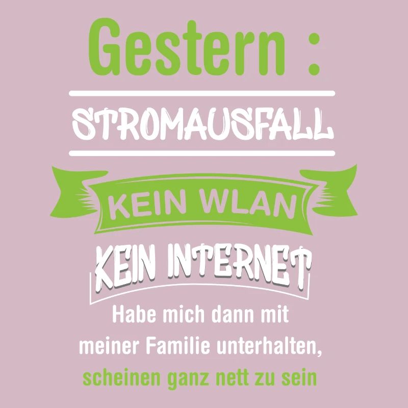 Computerfreak mit Stromausfall