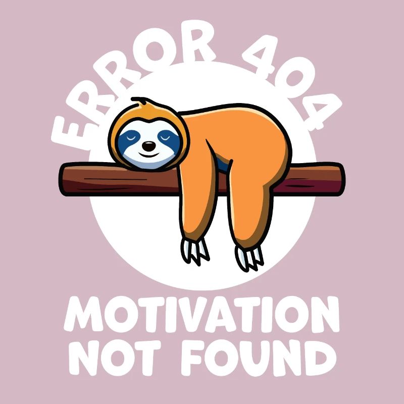 Faultier - Error 404 motivation not found