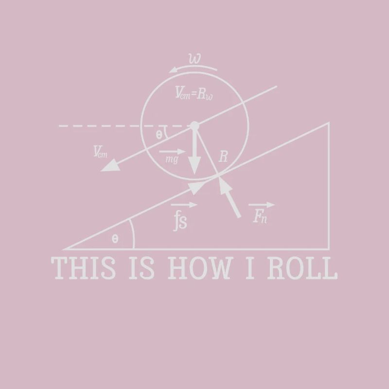 Cool Physic This is How I Roll Funny Science Gift