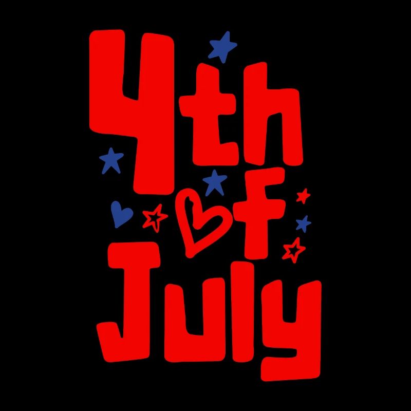 4. Juli USA Feier 1776 Sterne