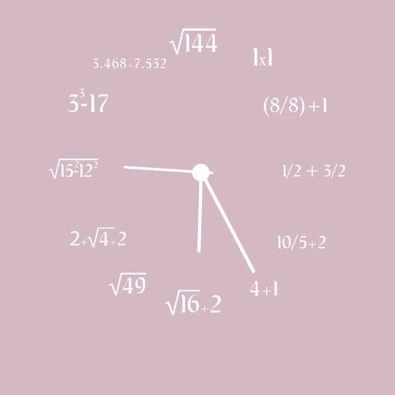Math Formula Math Clock Math Meme Joke Math