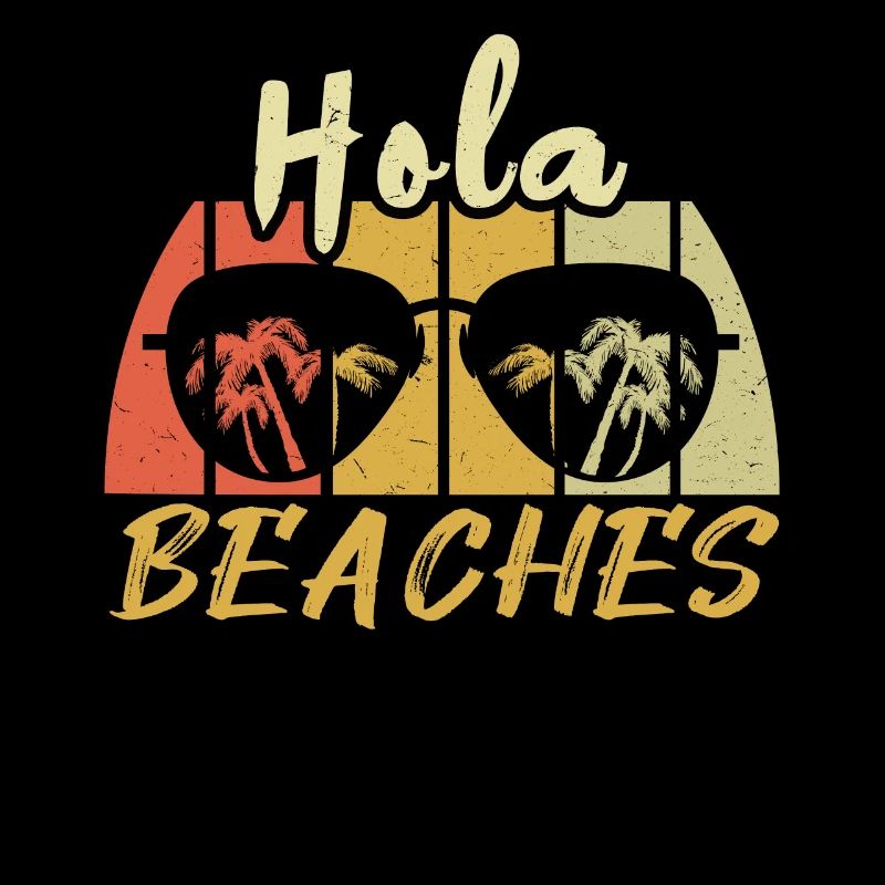 Retro Hello Beach 2022 Tropical Hello Été