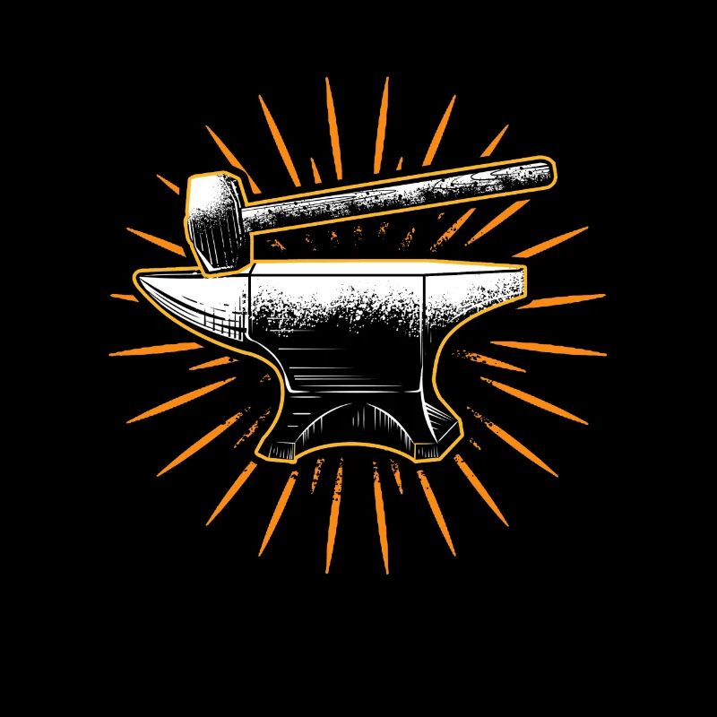 Anvil Hammer Forger Farrier Blacksmith Metalsmith