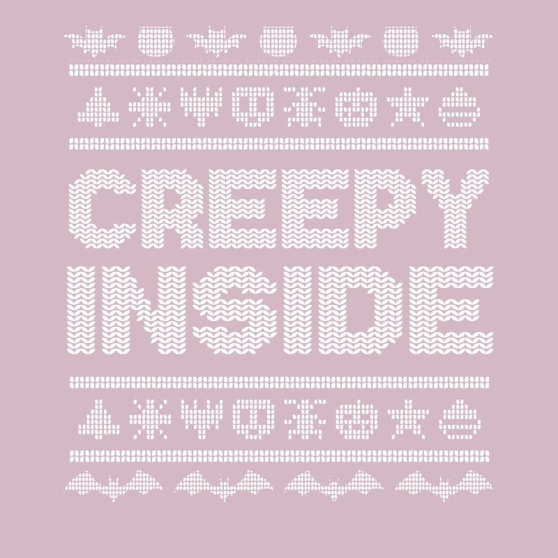 Stitch Pattern Funny Creatures Inside Halloween