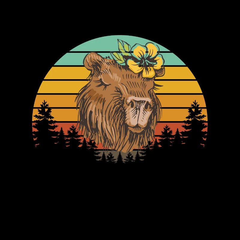 Capybara Tier Nagetier Capibara