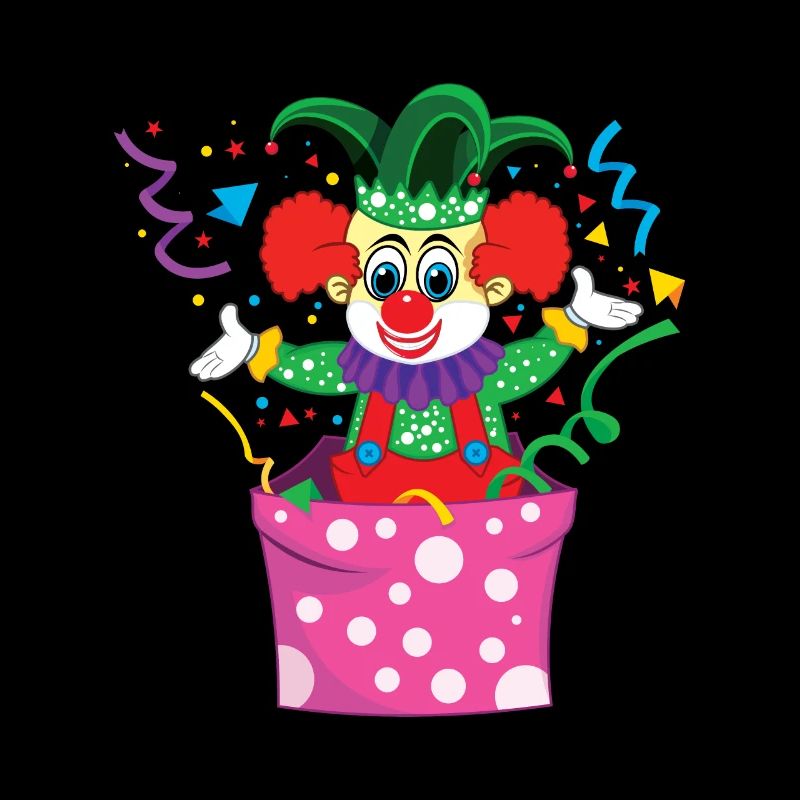 Carnival Clown Jester Circus Cute