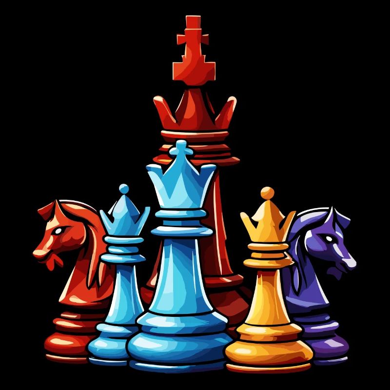 Chess / Pieces / Strategy / Brain Teaser / Nerd