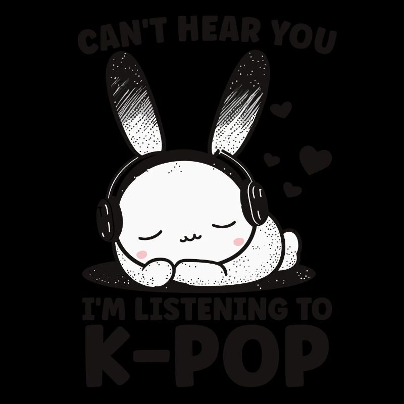 Je ne t’entends pas, j’écoute Kpop Rabbit K-pop