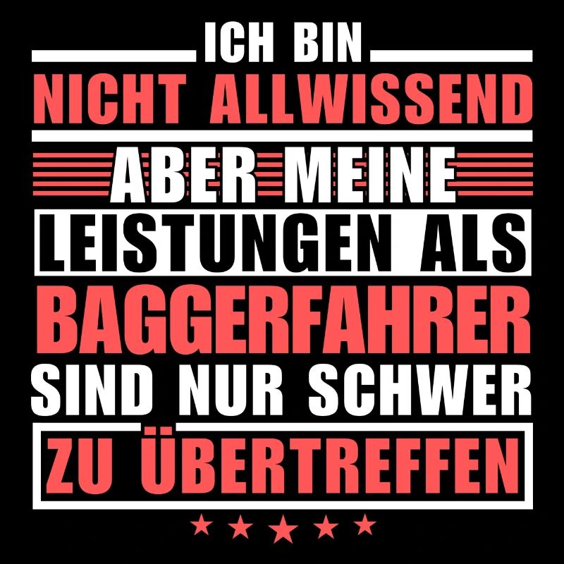 Unübertroffene Leistung als Baggerfahrer