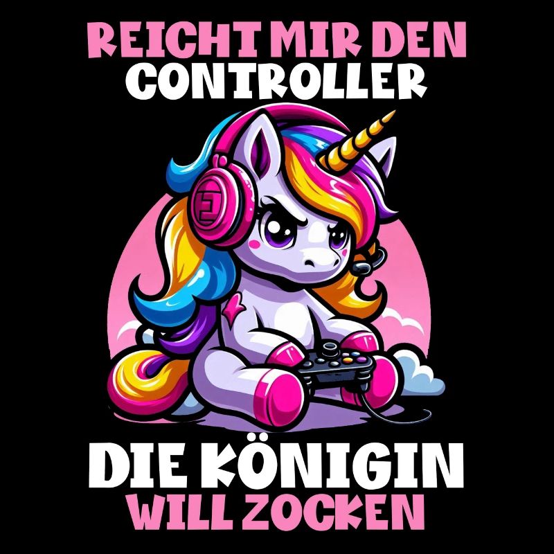 Reicht mir den Controller die Königin will zocken
