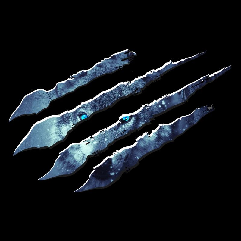 Wolf Scratch Marks Claws Wild