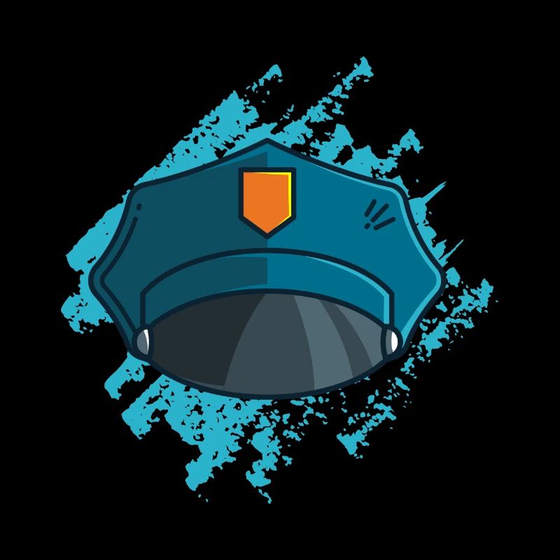 Police cap, gift policeman uniform clothes