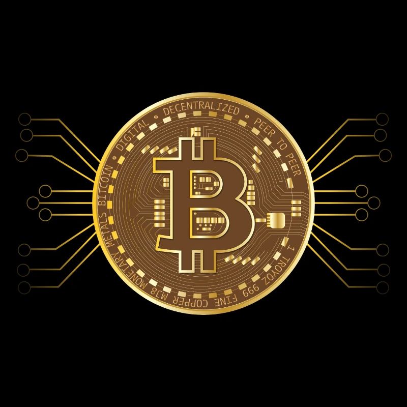 Bitcoin - Computer Logo
