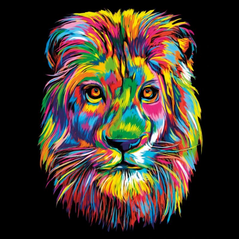 PD Moreno Lion coloré