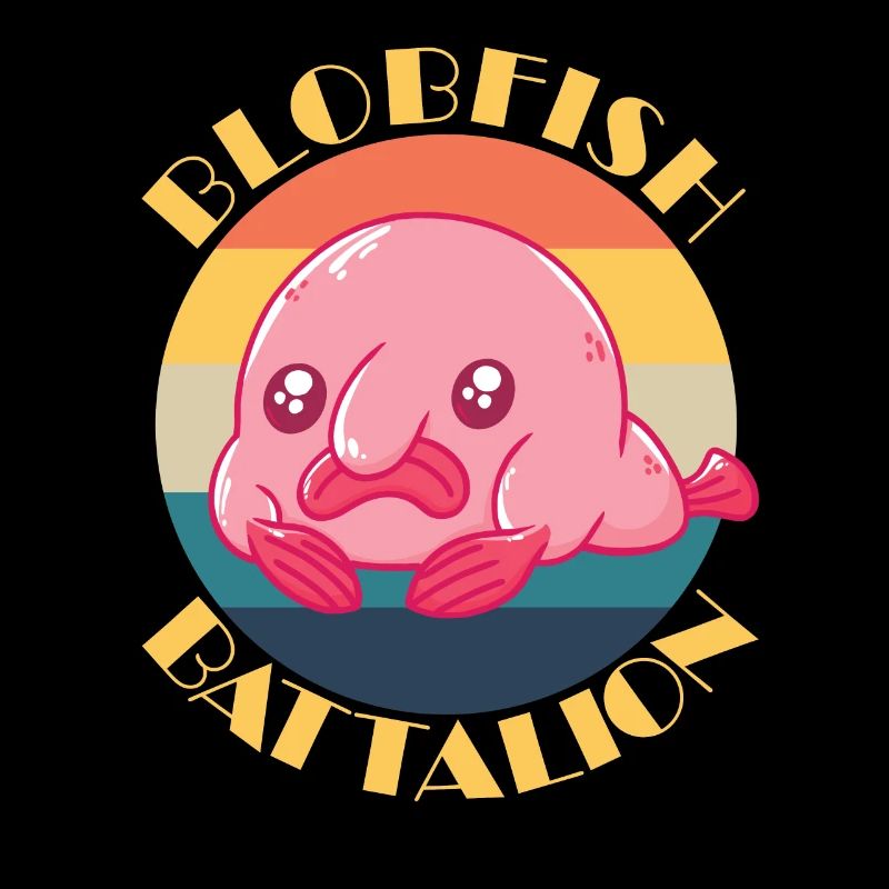Blobfish Bataillon Blobfish Liebhaber Team Blobfis