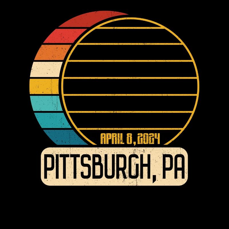 Total Solar Eclipse Pennsylvania Pittsburgh 2024Pe