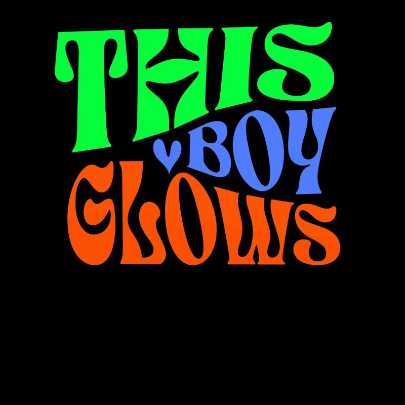 This Boy Glows Men's 80s Disco Boys Glow Day