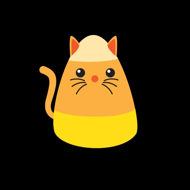 Das ist mein kitschiges Halloween-Katze-Candy-Corn
