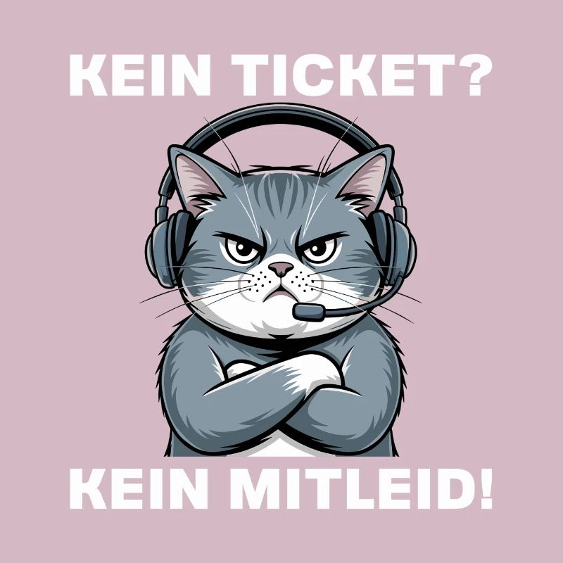 Informatiker System Administrator Büro Katze