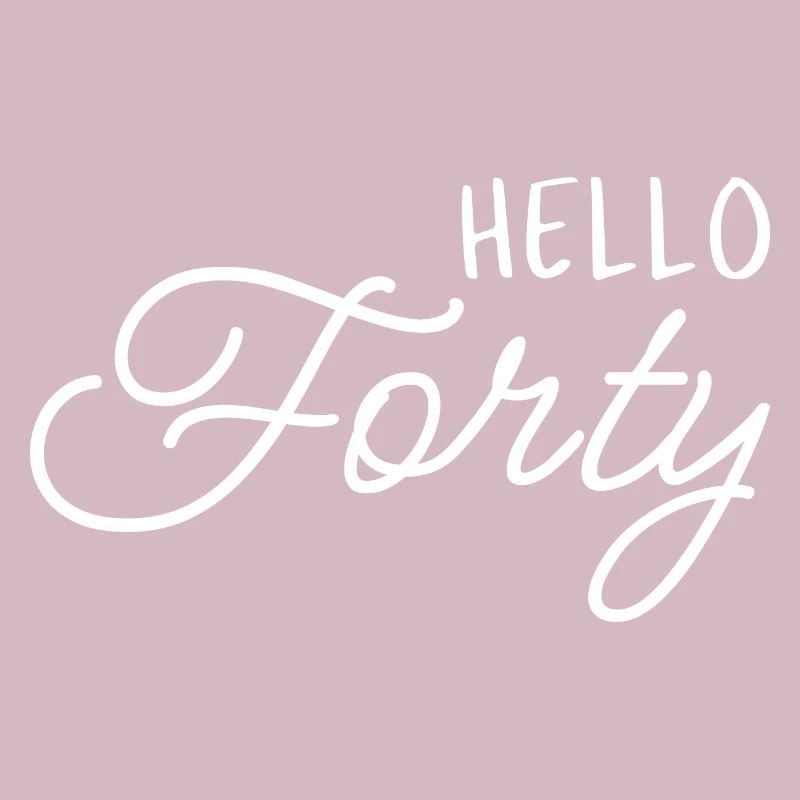 Hallo Vierzig I - 40. Geburtstag Geschenk