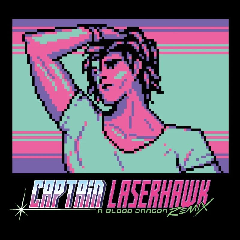 Captain Laserhawk Dolph Dans Pixel Design