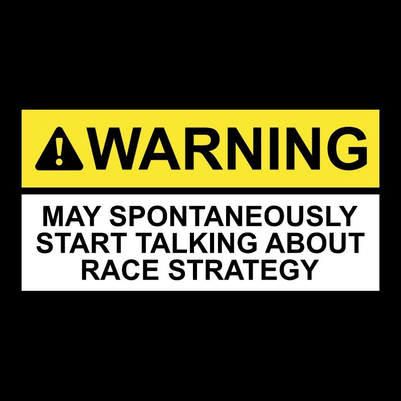 Grand Prix Funny Race Strategy Warning Design