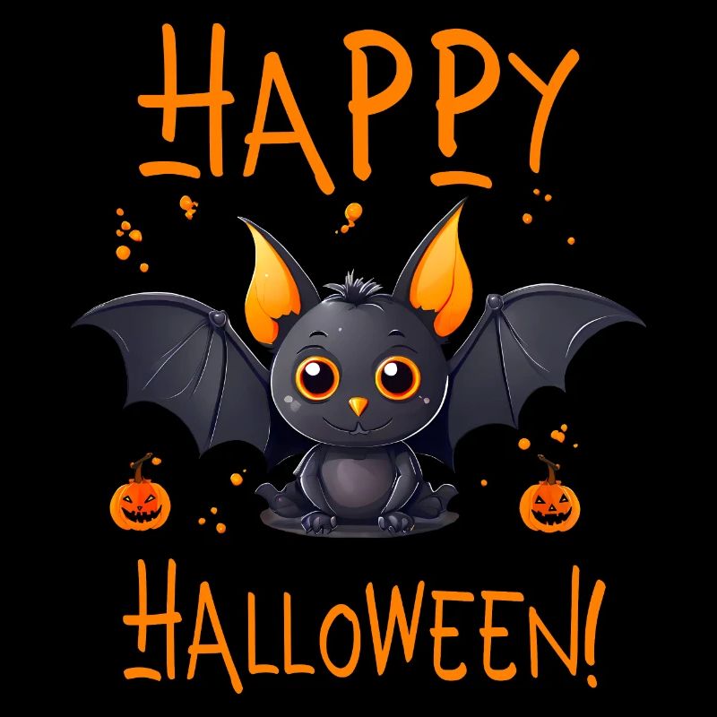 Fledermaus Happy Halloween Kostüm süß niedlich