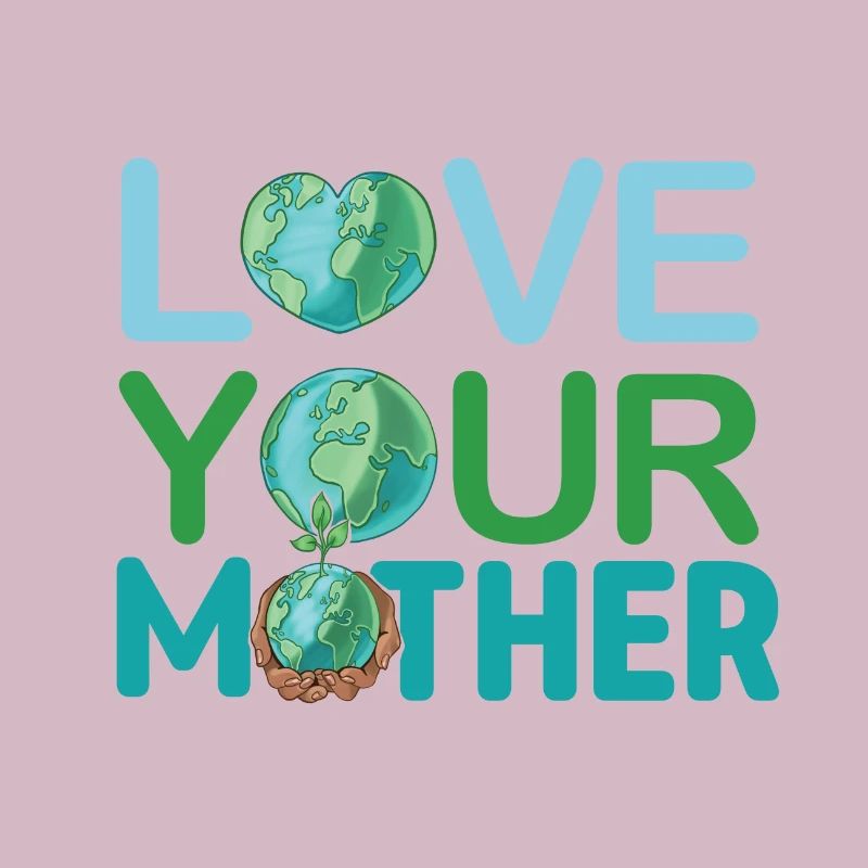Umweltschützer Geschenk Liebe deine Mutter Erde