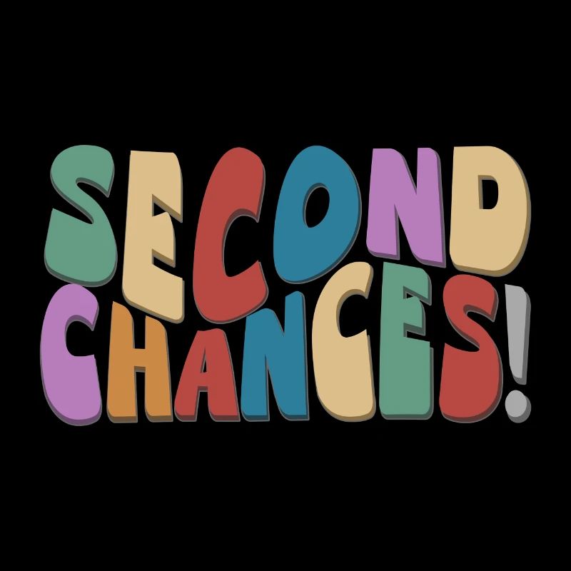 Second Chances Retro Groovy optimistisch Neuanfang