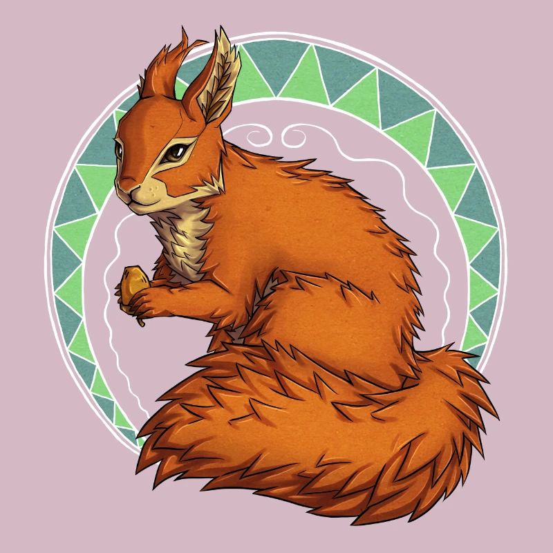 Red squirrel pattern