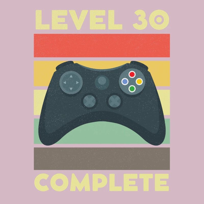 Level 30 Complete 30 Jahre 30. Geburtstag