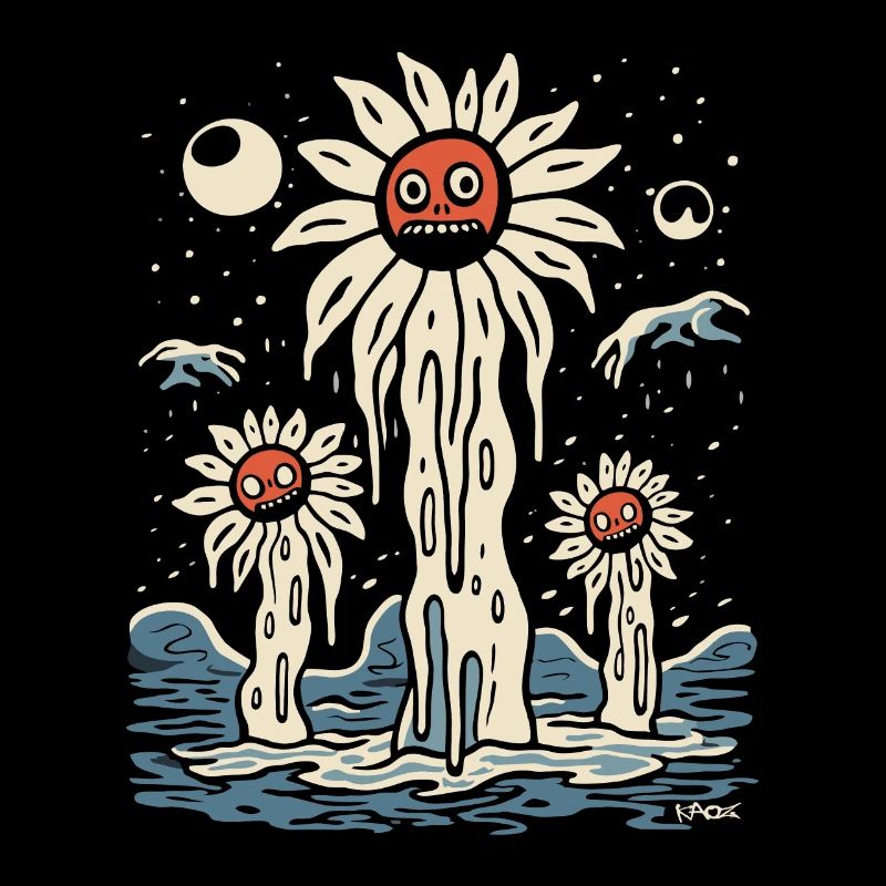 Anxious Night Sunflowers