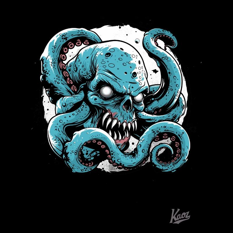 Strong and Powerful: Skull Octopus Octopus