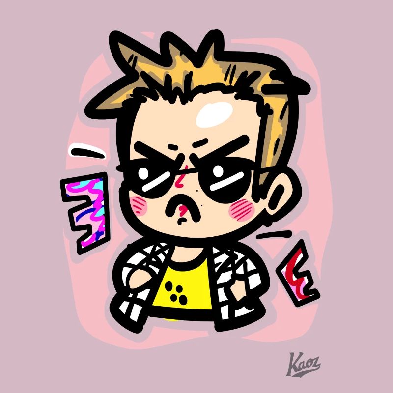 Cooler kleiner Junge