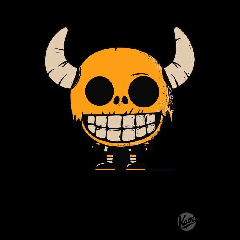 Crâne garçon de l’enfer Design