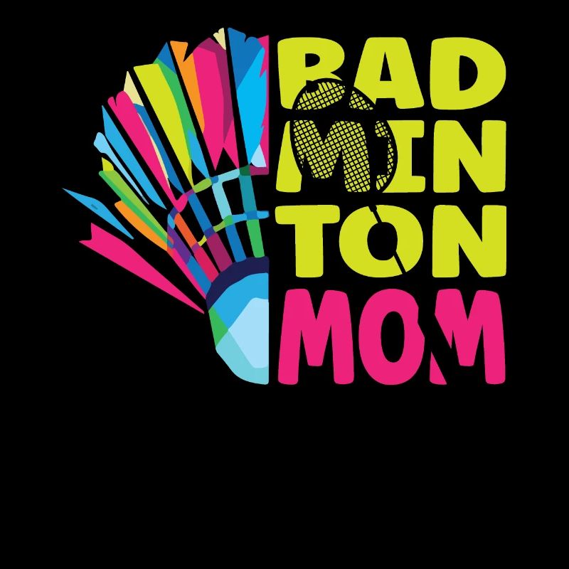 Cool Badminton Mom Badminton Player Mama