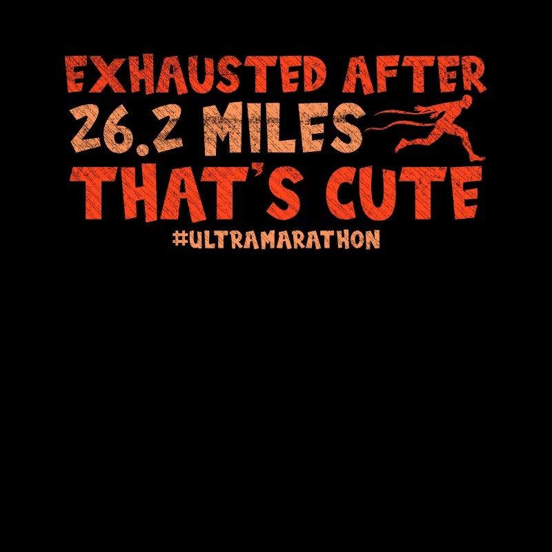 Exhausted After 26.2 Miles Ultramarathon