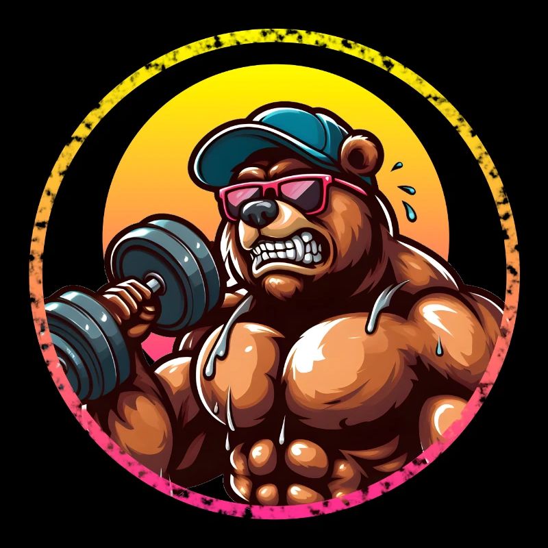 Motif de gym de bodybuilder drôle pour les athlètes de force