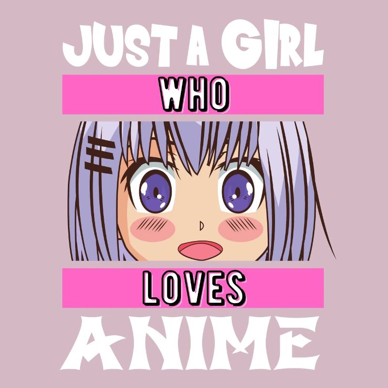 Nur ein Mädchen das Anime und Manga Comics liebt