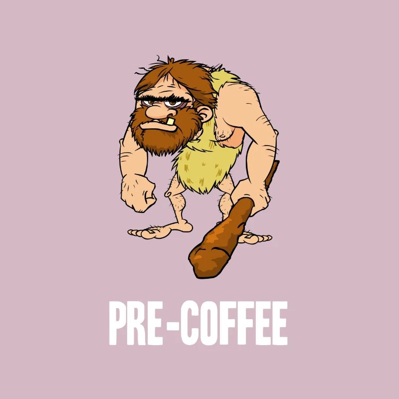Neanderthal Caveman Coffee design for Men
