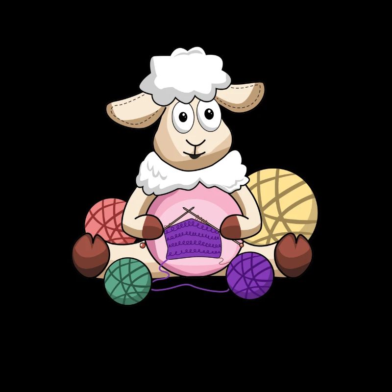 Crochet, crochet sheep, crochet sheep, yarn