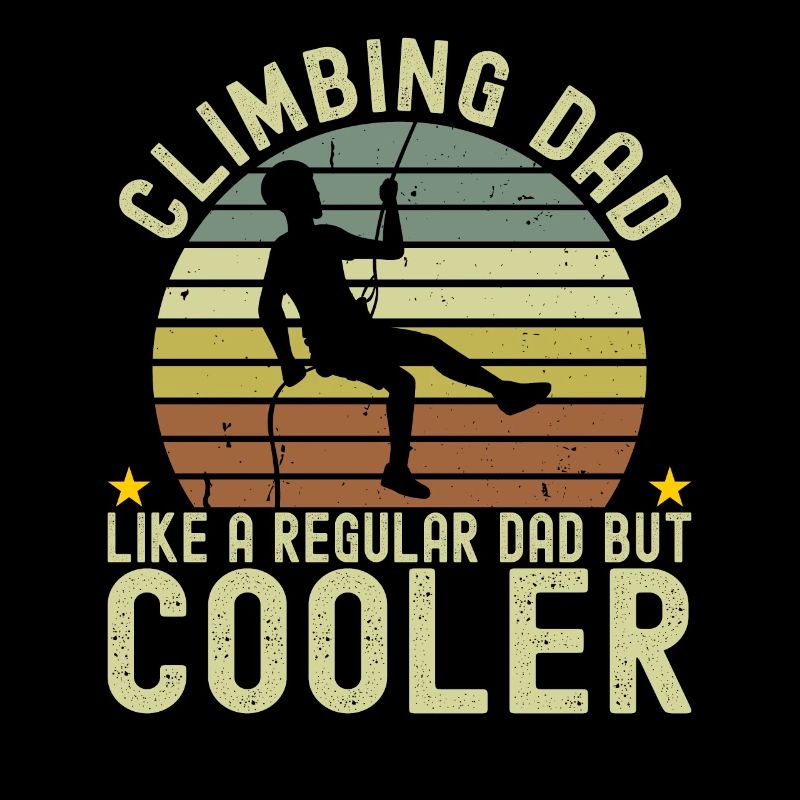 Escalade Papa Rétro Escalade Bouldering Grimpeur