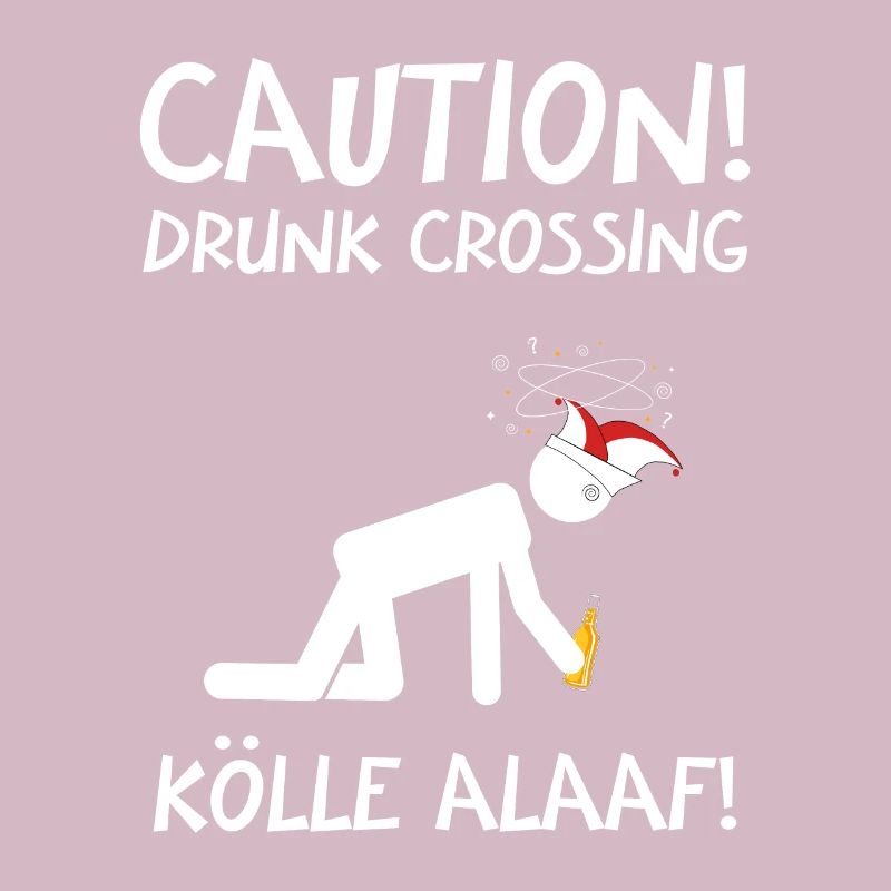 Karneval Kostüm Kölle Alaaf Köln Caution Drunk