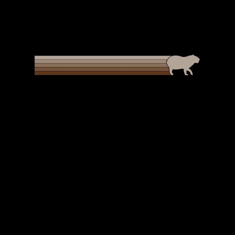 Rétro Capybara Silhoutte - Capybaras