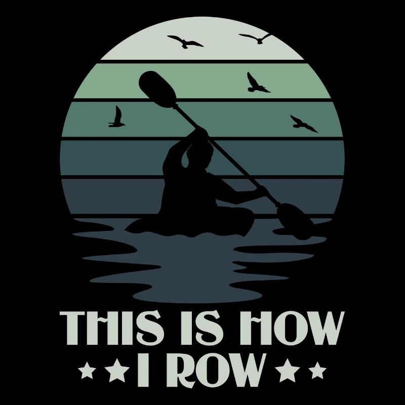 Voici comment je rame - Kayak Paddle Canoeing