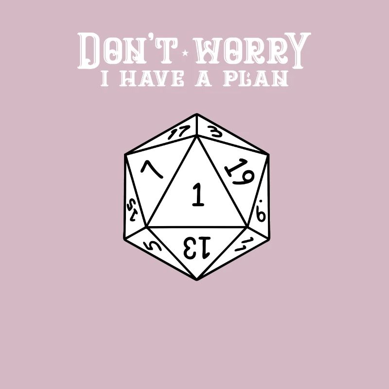 Don’t Worry I Have a Plan 20 Cubes