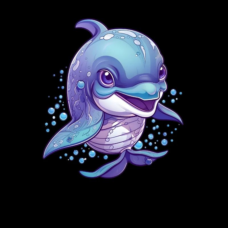 Mignon bébé dauphin
