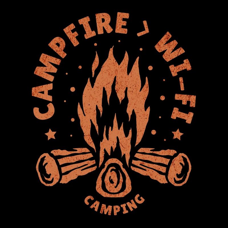 Feu de camp sur Wi-Fi : aventure en camping sauvage