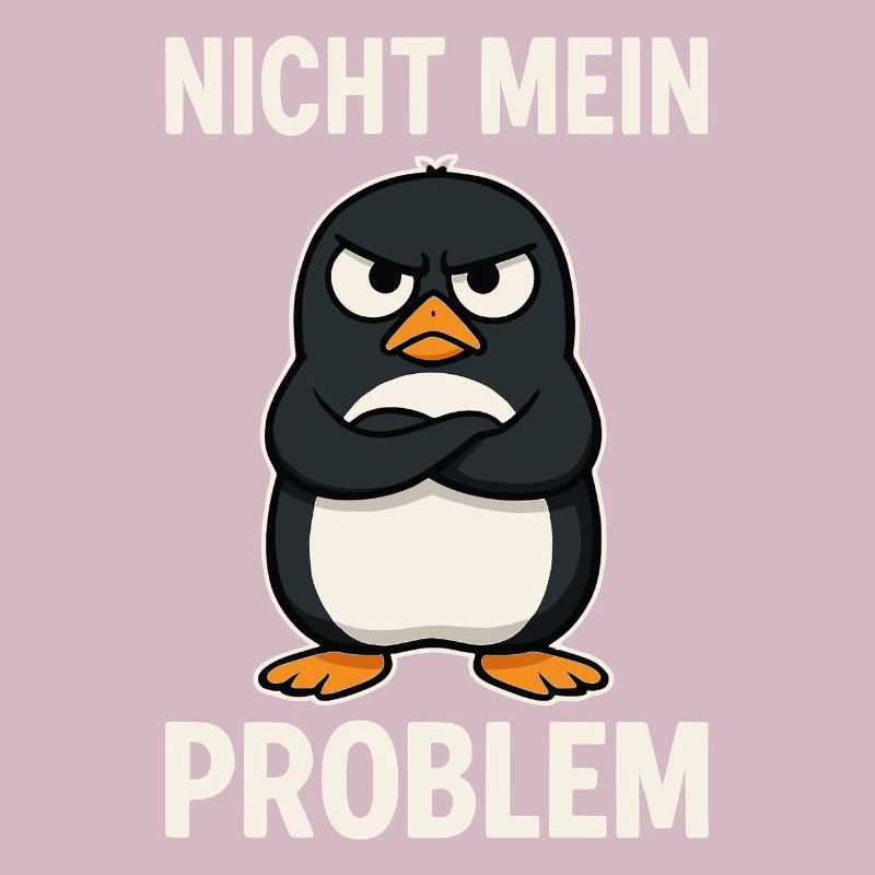 Grimmiger Pinguin – Nicht mein Problem